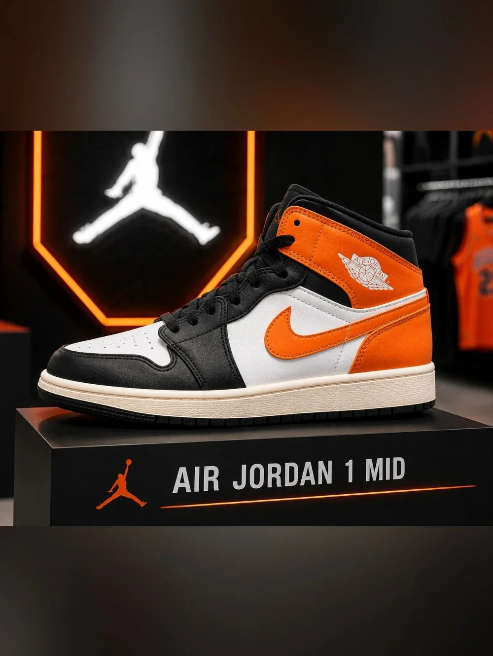 🚌 ✏️ 🍎Nike Air Jordan 1 Mid (GS)